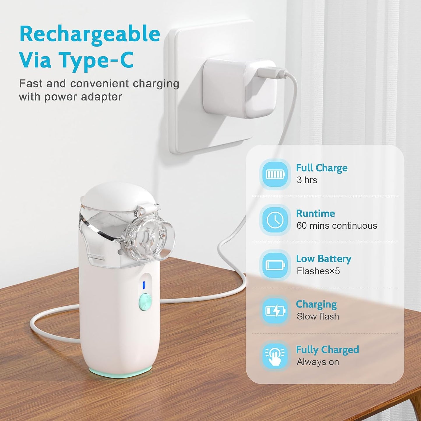 Nébuliseur Portable Pour Soulagement Respiratoire